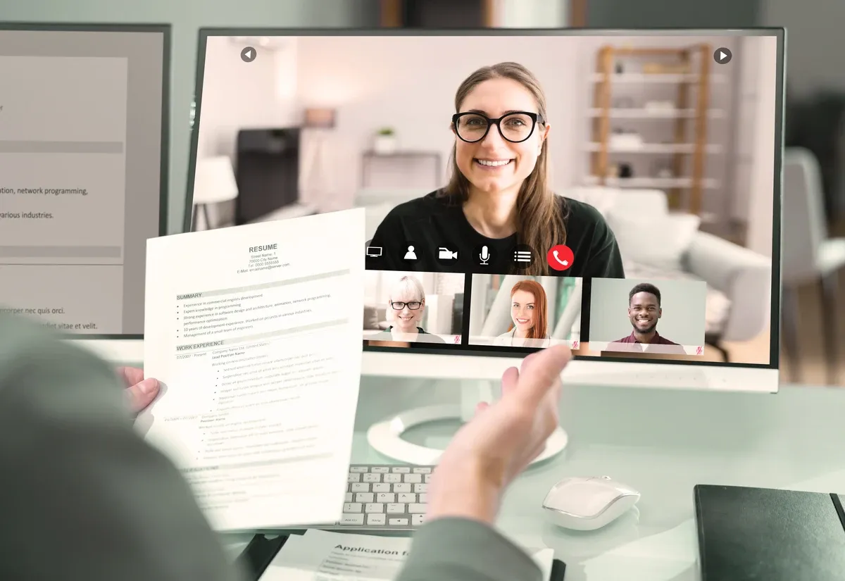 Virtueller Webcast zum Vorstellungsgespräch